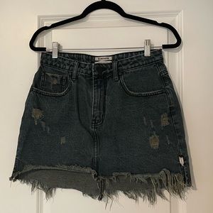 One Teaspoon Denim Skirt